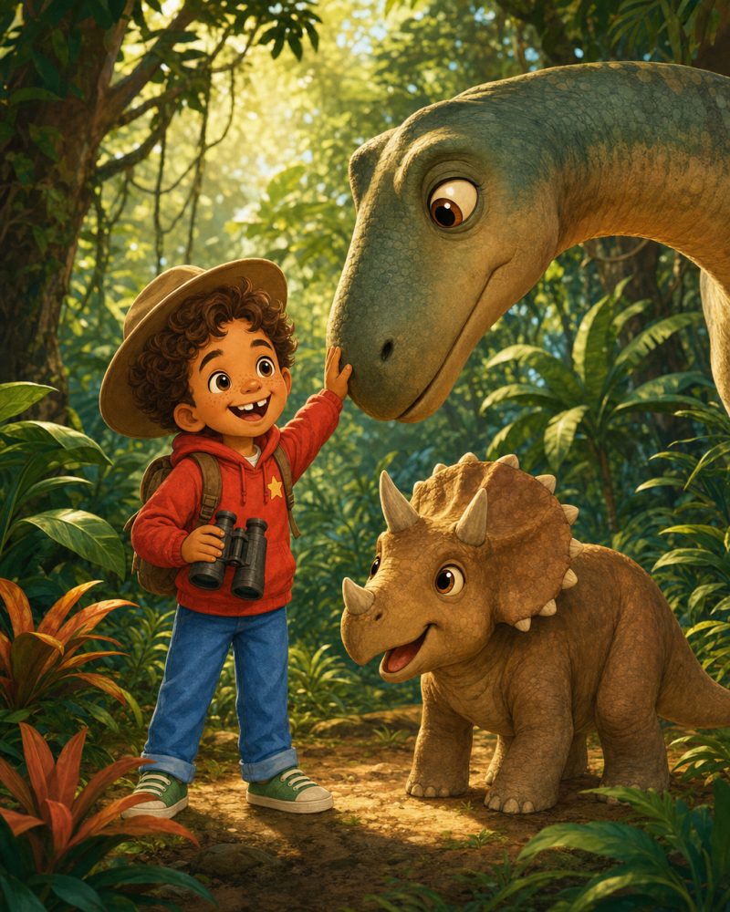 Illustration for The Dino Ranger