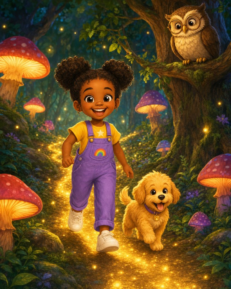 Illustration for The Enchanted Forest