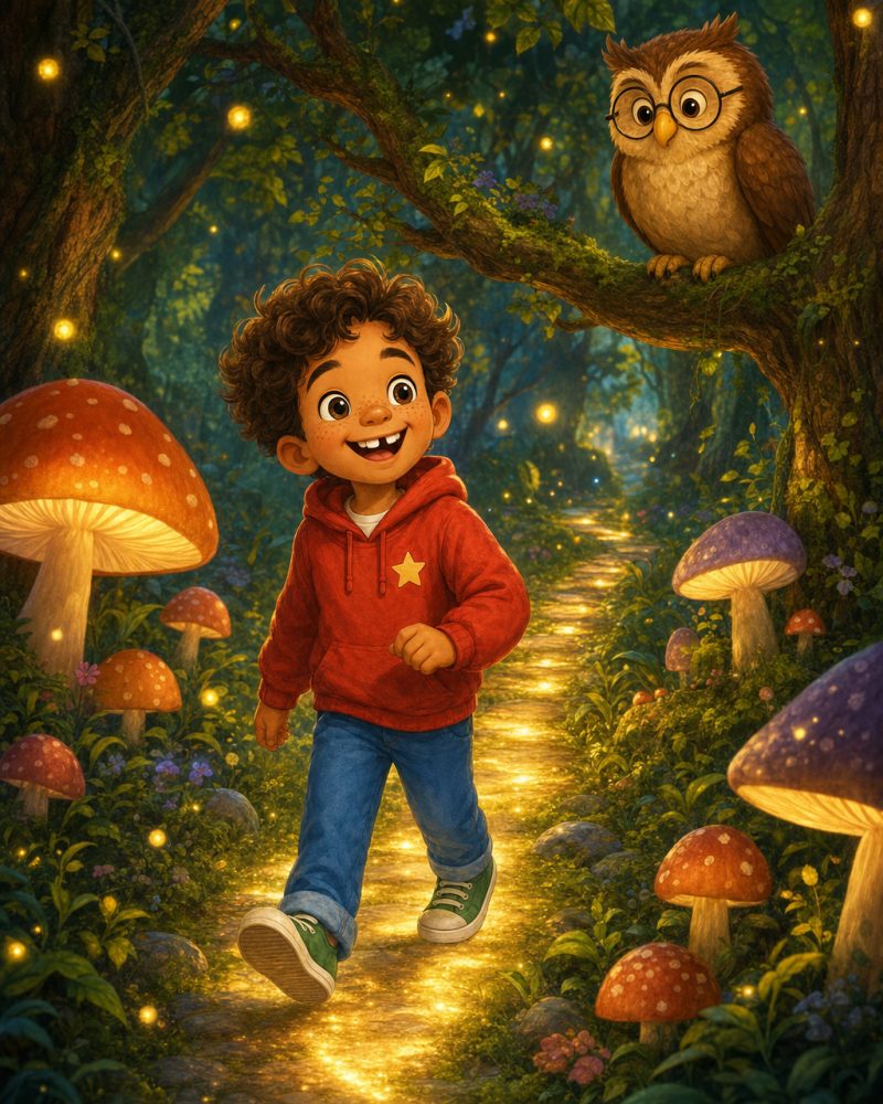 Illustration for The Enchanted Forest